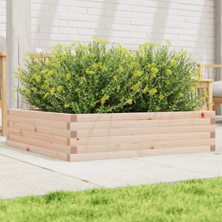 Jardinera de madera maciza de pino 90x90x23 cm en Macetas y jardineras | Comprar online en Foru.es