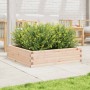 Jardinera de madera maciza de pino 90x90x23 cm en Macetas y jardineras | Comprar online en Foru.es
