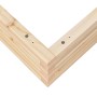 Jardinera de madera maciza de pino 90x90x23 cm en Macetas y jardineras | Comprar online en Foru.es