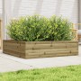 Jardinera de madera de pino impregnada 90x90x23 cm en Macetas y jardineras | Comprar online en Foru.es
