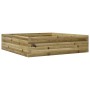 Jardinera de madera de pino impregnada 90x90x23 cm en Macetas y jardineras | Comprar online en Foru.es
