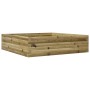 Jardinera de madera de pino impregnada 90x90x23 cm en Macetas y jardineras | Comprar online en Foru.es