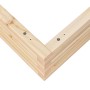 Jardinera de madera maciza de pino 100x100x23 cm en Macetas y jardineras | Comprar online en Foru.es