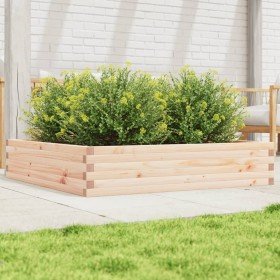 Jardinera de madera maciza de pino 110x110x23 cm en Macetas y jardineras | Comprar online en Foru.es