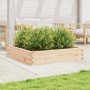 Jardinera de madera maciza de pino 110x110x23 cm en Macetas y jardineras | Comprar online en Foru.es