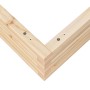 Jardinera de madera maciza de pino 110x110x23 cm en Macetas y jardineras | Comprar online en Foru.es