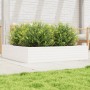 Jardinera de madera maciza de pino blanca 110x110x23 cm en Macetas y jardineras | Comprar online en Foru.es