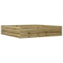 Jardinera de madera de pino impregnada 110x110x23 cm en Macetas y jardineras | Comprar online en Foru.es