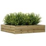 Jardinera de madera de pino impregnada 110x110x23 cm en Macetas y jardineras | Comprar online en Foru.es