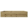 Jardinera de madera de pino impregnada 110x110x23 cm en Macetas y jardineras | Comprar online en Foru.es