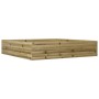 Jardinera de madera de pino impregnada 110x110x23 cm en Macetas y jardineras | Comprar online en Foru.es