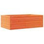 Jardinera de madera maciza pino marrón cera 70x40x23 cm en Macetas y jardineras | Comprar online en Foru.es