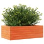 Jardinera de madera maciza pino marrón cera 70x40x23 cm en Macetas y jardineras | Comprar online en Foru.es