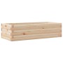 Jardinera de madera maciza de pino 90x40x23 cm en Macetas y jardineras | Comprar online en Foru.es