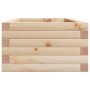 Jardinera de madera maciza de pino 90x40x23 cm en Macetas y jardineras | Comprar online en Foru.es