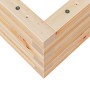 Jardinera de madera maciza de pino 90x40x23 cm en Macetas y jardineras | Comprar online en Foru.es