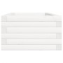 Jardinera de madera maciza de pino blanco 90x40x23 cm en Macetas y jardineras | Comprar online en Foru.es