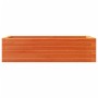 Jardinera de madera maciza pino marrón cera 90x40x23 cm en Macetas y jardineras | Comprar online en Foru.es