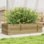 Jardinera de madera de pino impregnada 90x40x23 cm en Macetas y jardineras | Comprar online en Foru.es