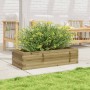 Jardinera de madera de pino impregnada 90x40x23 cm en Macetas y jardineras | Comprar online en Foru.es
