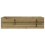 Jardinera de madera de pino impregnada 90x40x23 cm en Macetas y jardineras | Comprar online en Foru.es