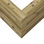 Jardinera de madera de pino impregnada 90x40x23 cm en Macetas y jardineras | Comprar online en Foru.es