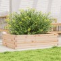 Jardinera de madera maciza de pino 90x60x23 cm en Macetas y jardineras | Comprar online en Foru.es
