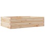 Jardinera de madera maciza de pino 90x60x23 cm en Macetas y jardineras | Comprar online en Foru.es