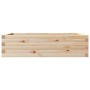 Jardinera de madera maciza de pino 90x60x23 cm en Macetas y jardineras | Comprar online en Foru.es