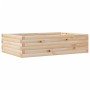 Jardinera de madera maciza de pino 90x60x23 cm en Macetas y jardineras | Comprar online en Foru.es