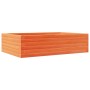 Jardinera madera maciza de pino marrón cera 90x60x23 cm en Macetas y jardineras | Comprar online en Foru.es