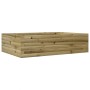 Jardinera de madera de pino impregnada 90x60x23 cm en Macetas y jardineras | Comprar online en Foru.es