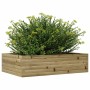 Jardinera de madera de pino impregnada 90x60x23 cm en Macetas y jardineras | Comprar online en Foru.es