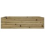 Jardinera de madera de pino impregnada 90x60x23 cm en Macetas y jardineras | Comprar online en Foru.es