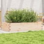 Jardinera de madera maciza de pino 110x60x23 cm en Macetas y jardineras | Comprar online en Foru.es