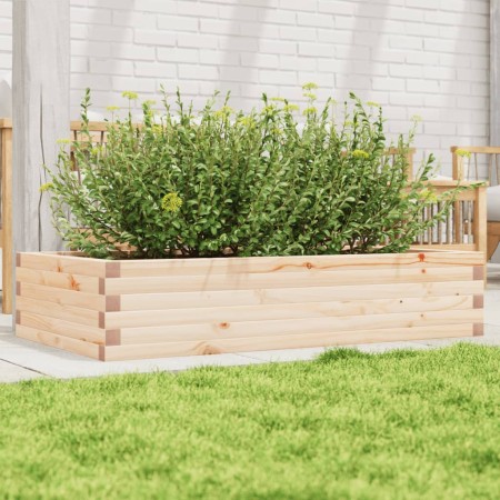 Jardinera de madera maciza de pino 110x60x23 cm en Macetas y jardineras | Comprar online en Foru.es