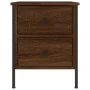 Mesitas noche 2 uds madera ingeniería marrón roble 40x42x50 cm de vidaXL, Mesitas de noche - Ref: Foro24-825992, Precio: 81,2...