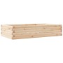 Jardinera de madera maciza de pino 110x60x23 cm en Macetas y jardineras | Comprar online en Foru.es