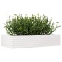 Jardinera de madera maciza de pino blanco 110x60x23 cm en Macetas y jardineras | Comprar online en Foru.es