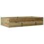 Jardinera de madera de pino impregnada 110x60x23 cm en Macetas y jardineras | Comprar online en Foru.es