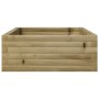 Jardinera de madera de pino impregnada 110x60x23 cm en Macetas y jardineras | Comprar online en Foru.es