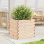 Jardinera de madera maciza de pino 50x50x45,5 cm en Macetas y jardineras | Comprar online en Foru.es