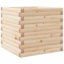 Jardinera de madera maciza de pino 50x50x45,5 cm en Macetas y jardineras | Comprar online en Foru.es
