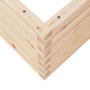 Jardinera de madera maciza de pino 50x50x45,5 cm en Macetas y jardineras | Comprar online en Foru.es