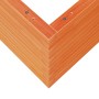 Jardinera madera maciza de pino marrón cera 50x50x45,5 cm en Macetas y jardineras | Comprar online en Foru.es