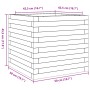 Jardinera madera maciza de abeto Douglas 50x50x45,5 cm en Macetas y jardineras | Comprar online en Foru.es