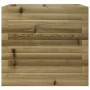 Jardinera de madera de pino impregnada 50x50x45,5 cm en Macetas y jardineras | Comprar online en Foru.es