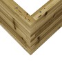 Jardinera de madera de pino impregnada 50x50x45,5 cm en Macetas y jardineras | Comprar online en Foru.es