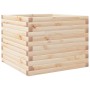 Jardinera de madera maciza de pino 60x60x45,5 cm en Macetas y jardineras | Comprar online en Foru.es