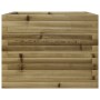 Jardinera de madera de pino impregnada 60x60x45,5 cm en Macetas y jardineras | Comprar online en Foru.es